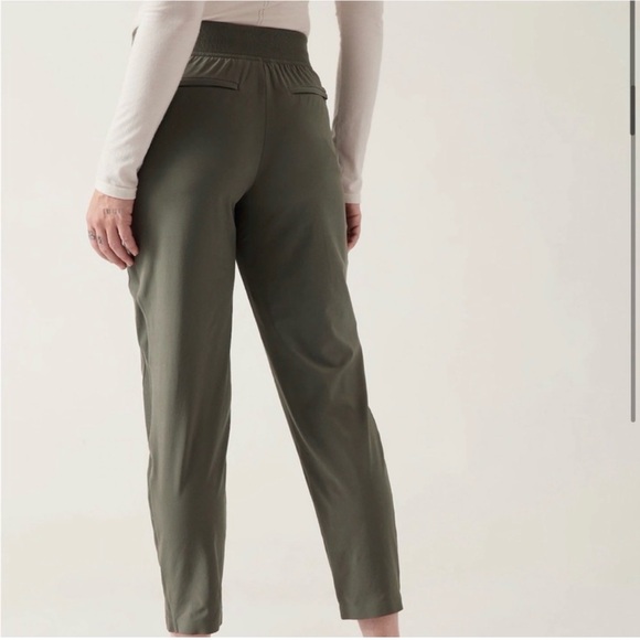 Athleta Brooklyn Midrise Ankle Pant in Olive - Picture 3 of 9